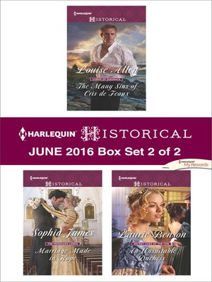 cover image of Harlequin Historical June 2016, Box Set 2 of 2